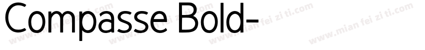 Compasse Bold字体转换